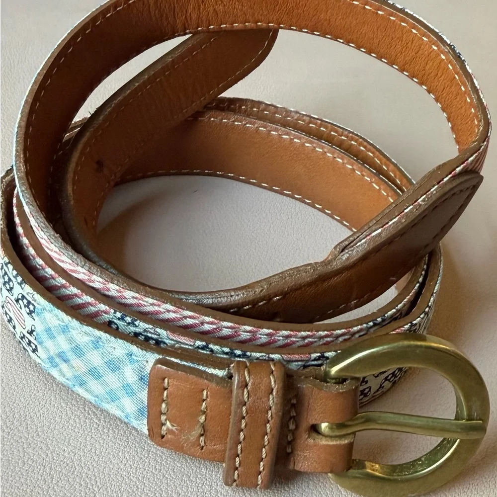 Vineyard Vines Whale Belt XL Preppy Coastal - Picture 1 of 13
